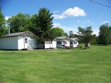 Housekeeping guest cabins at Sturgeon Landing Outfitters
