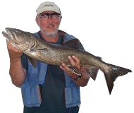 trophy lake trout at Ontario fishing lodge